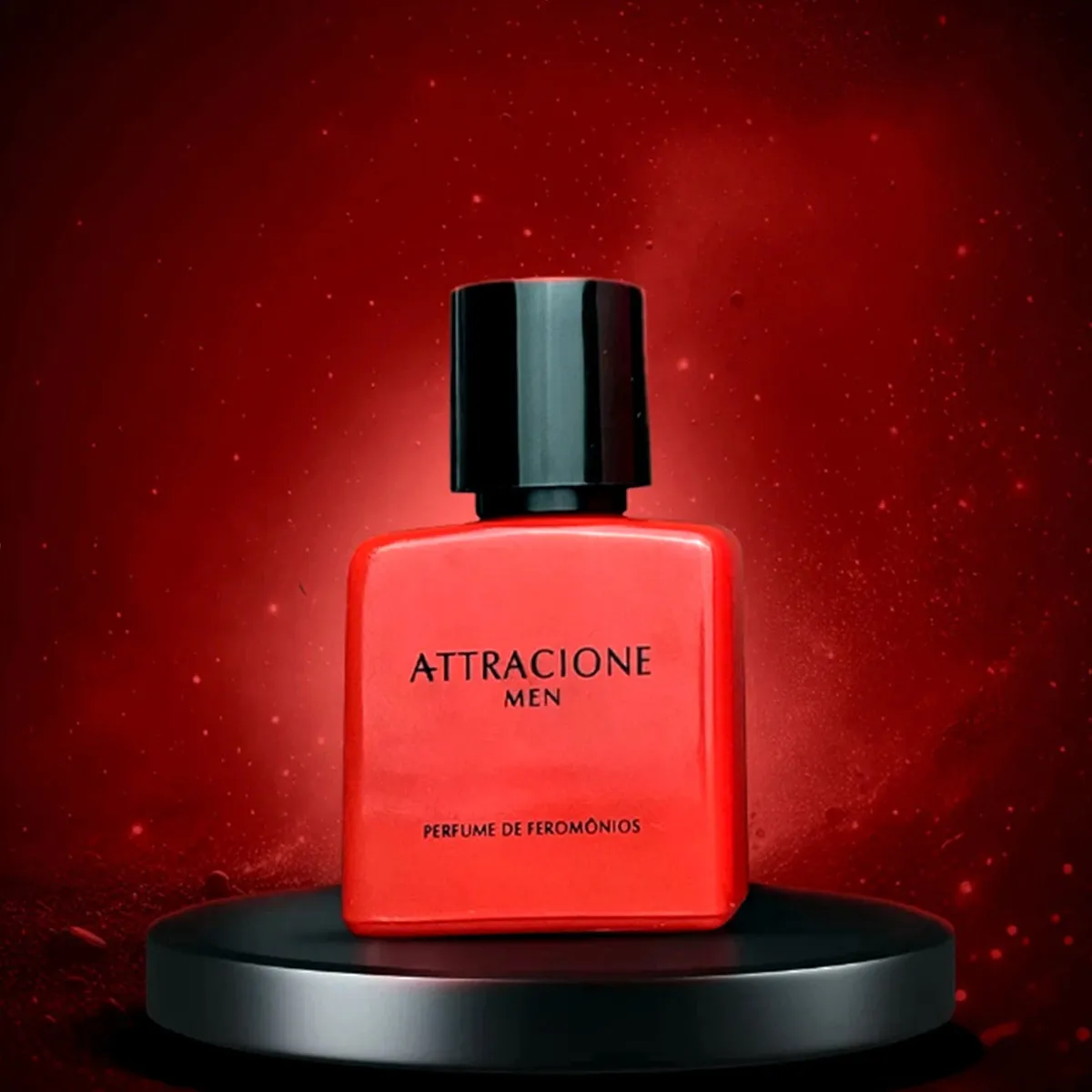 Perfume Masculino Attracione Men 25ml com Feromônios Ativados – Fragrância Sedutora