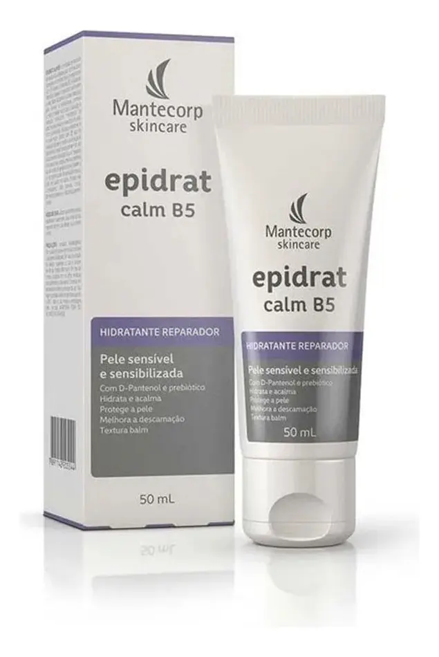 Hidratante Facial Epidrat Calm B5 50ml Mantecorp para Pele Sensível e Irritada