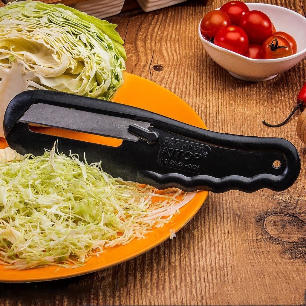 Fatiador de Legumes Manual para Couve e Repolho (Corte Fino)