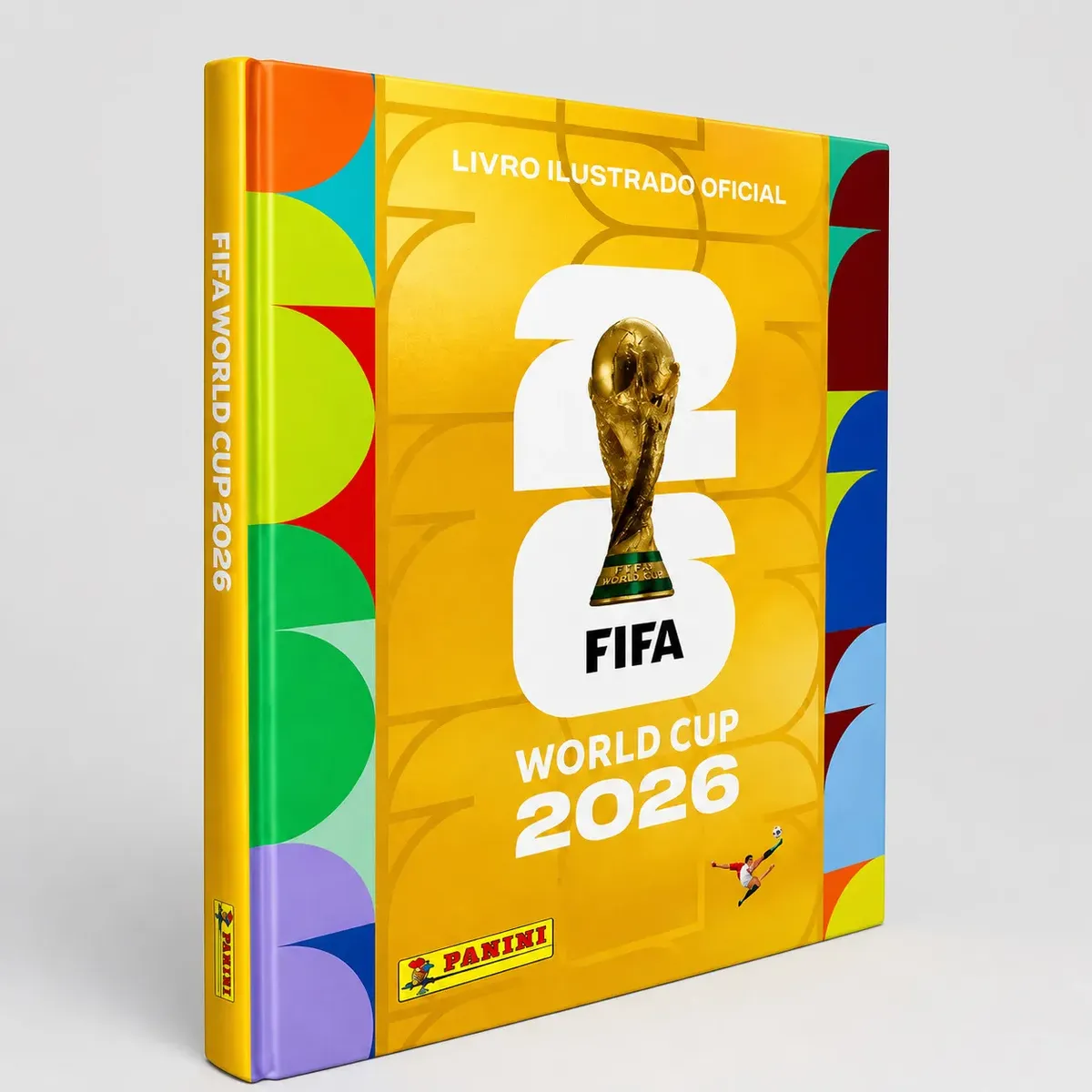Álbum Capa Dura Ouro Copa do Mundo 2026 FIFA World Cup Oficial