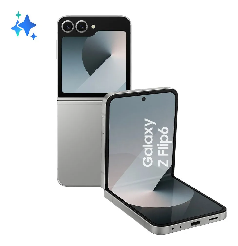 Smartphone Samsung Galaxy Z Flip6 5G Dobrável Android Tela Flexível Premium