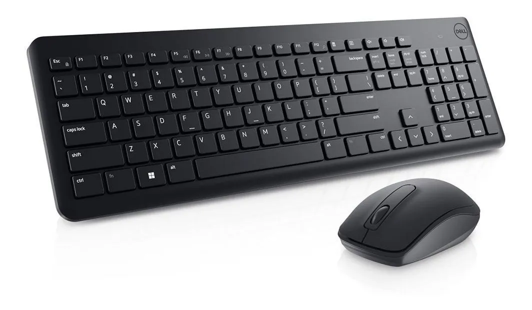 Kit Teclado e Mouse Sem Fio Dell Wireless Ergonômico para Escritório e Home Office